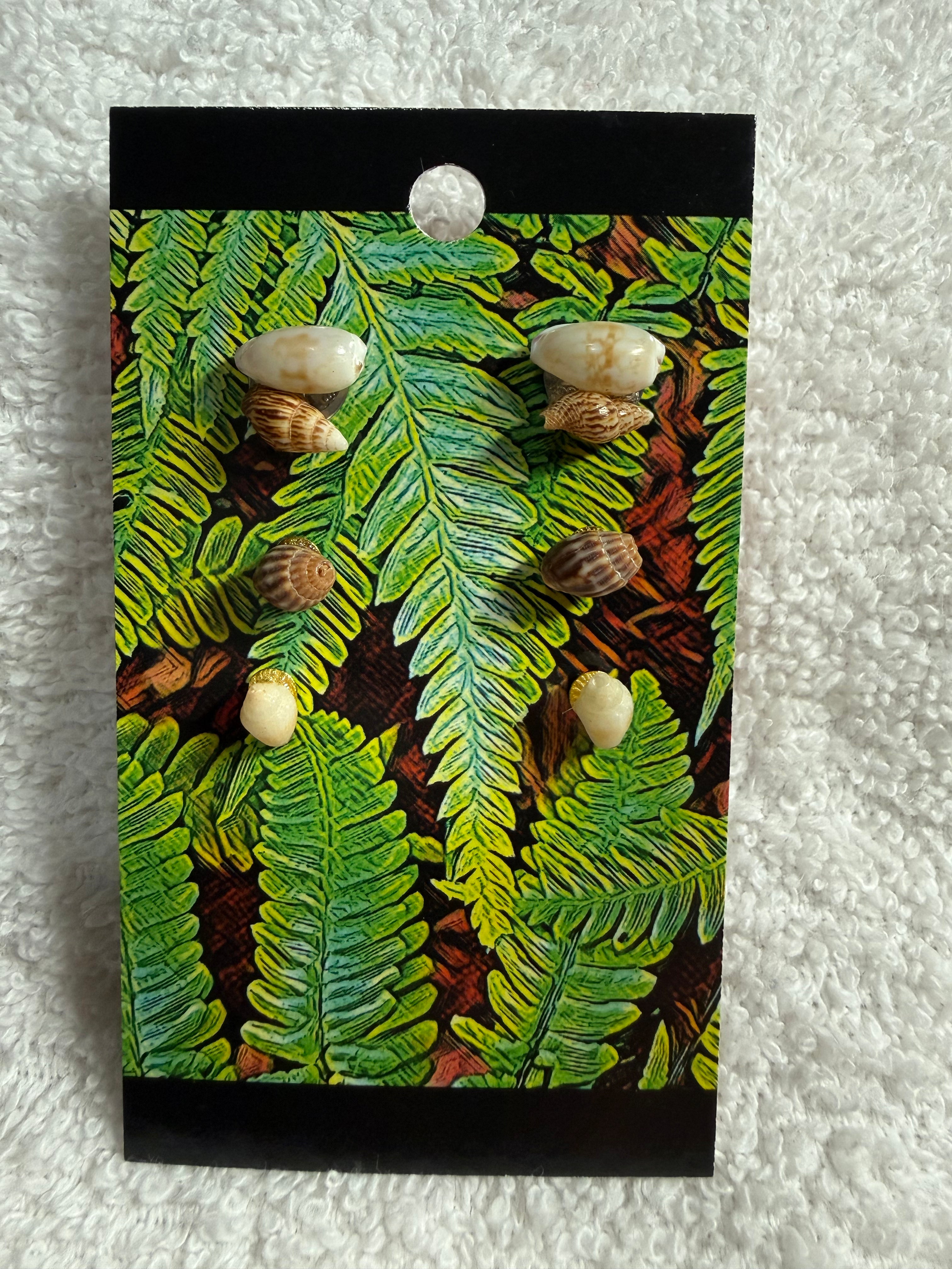 PE 299:Antique shell earrings