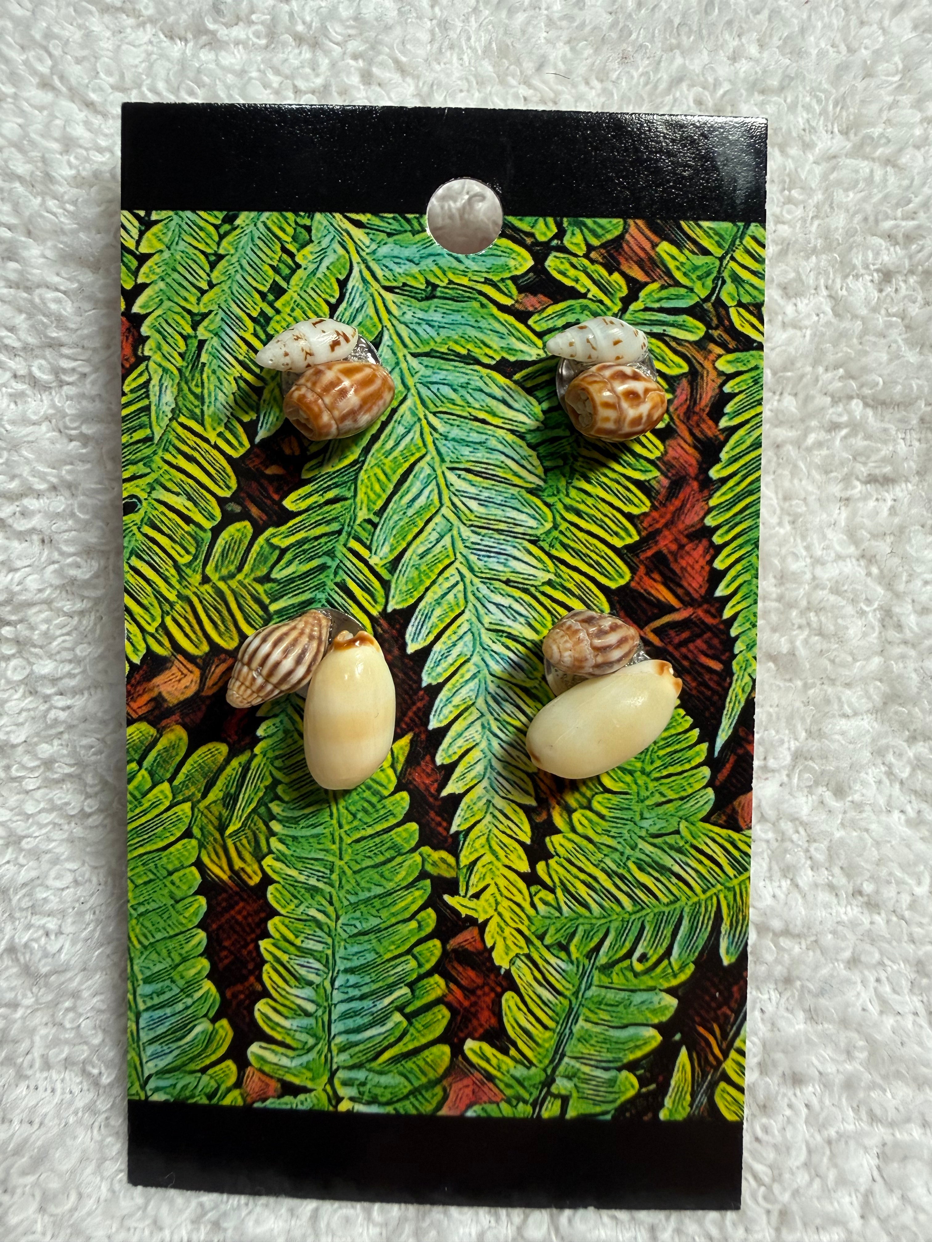 PE 50: Antique shell earrings