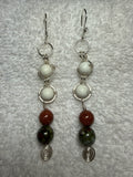 PPIKO 07: Gemstones with wirework earrings