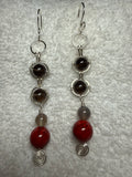 PPIKO 09: Gemstones with wirework earrings