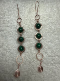 PPIKO 37: Gemstones with wirework earrings