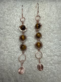 PPIKO 38: Gemstones with wirework earrings