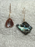 Paua E11: Paua shell earrings