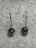 Piko 17: Gemstone wirework earrings