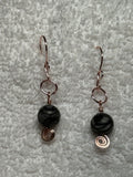 Piko 18: Gemstone wirework earrings