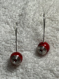 Piko 24: Gemstone wirework earrings