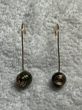 Piko 26: Gemstone wirework earrings