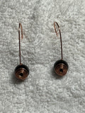 Piko 28: Gemstone wirework earrings