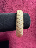 RB 03: 4 plait raufara barrel bracelet