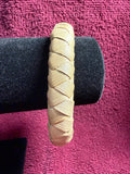 RB 04: 4 plait raufara barrel bracelet