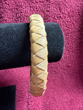 RB 05: 4 plait raufara barrel bracelet