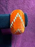 APO 45: Ribbon and raufara barrel bracelet